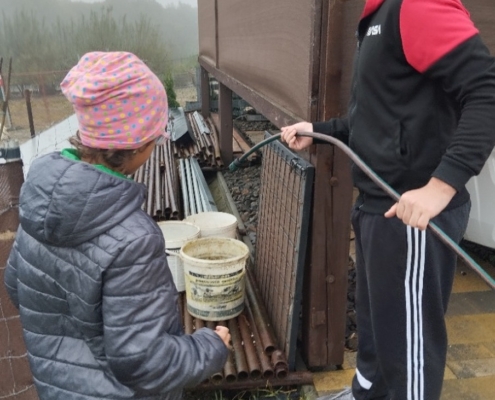 Dnes třída F navštívila farmu v Kozlovicích