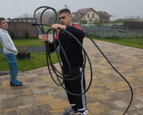 Dnes třída F navštívila farmu v Kozlovicích