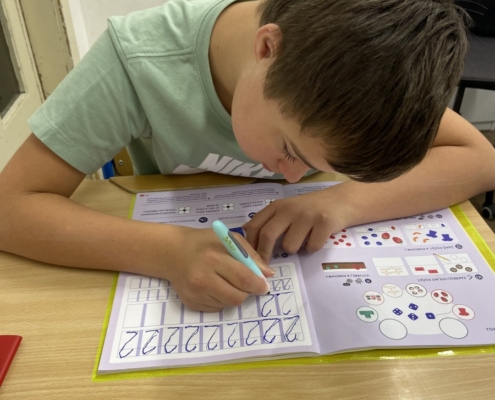 hodina matematiky ve třídě A