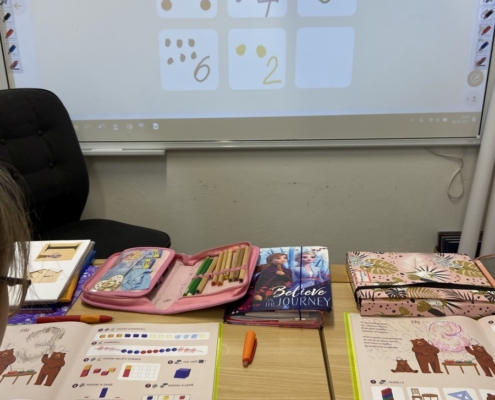 hodina matematiky ve třídě A