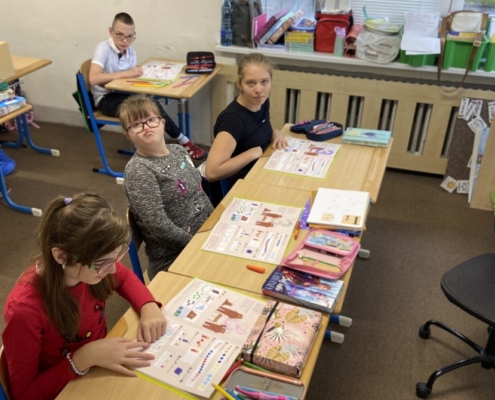 hodina matematiky ve třídě A