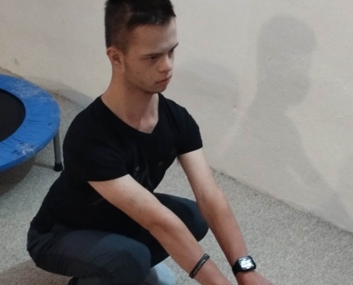 Tělocvik v malé tělocvičně pokračuje ve svém tempu
