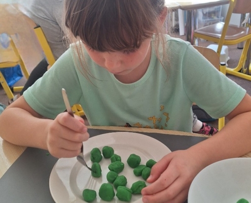 pokračovali v pracovních listech v tématu podzim