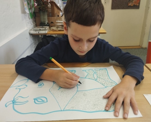 vyzkoušeli práci s linkou do předtištěného obrazu