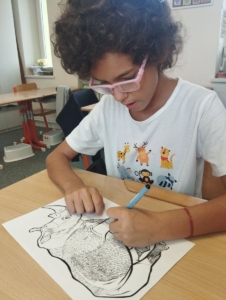 vyzkoušeli práci s linkou do předtištěného obrazu