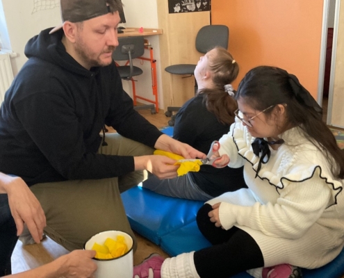 Terapie loutkou ve třídě B a D