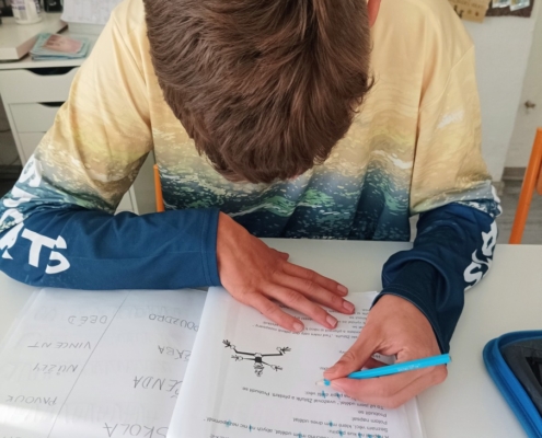 Vyzkoušeli jsme si i společnou práci u jednoho stolu