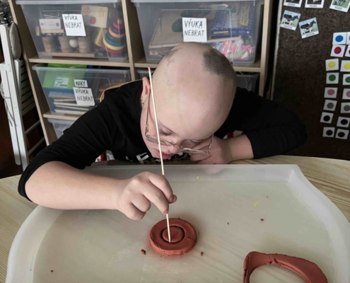 Zkusili jsme vyřezat kruhy na vánoční ozdoby