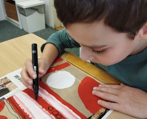 Pracujeme na výzdobě školy