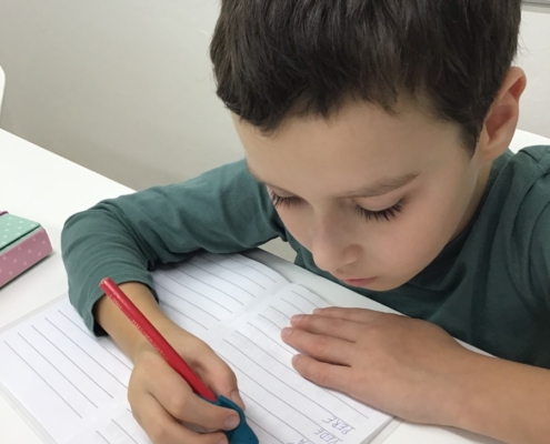 nejmenší se učí číst s porozuměním, opisují slova