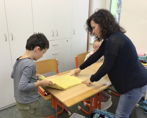 Nakupujeme, odměřujeme, skládáme prádlo