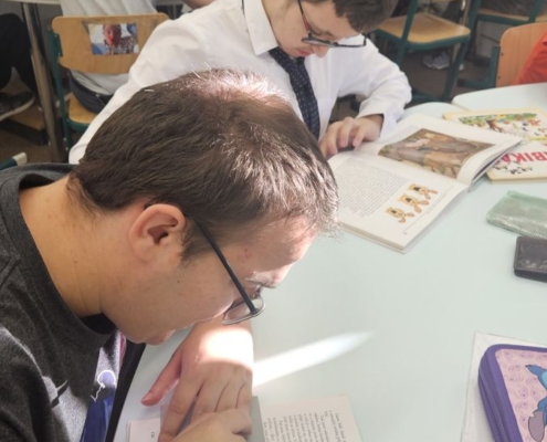 Četli ze svých knih i slabikáře, počítali, učili se o lidském těle i vzduchu