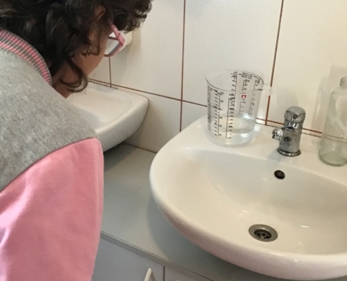 Nakupujeme, odměřujeme, skládáme prádlo