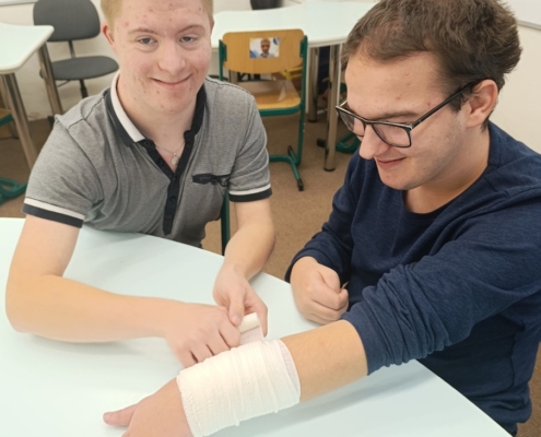 ve výchově ke zdraví s klukama věnovali IZS