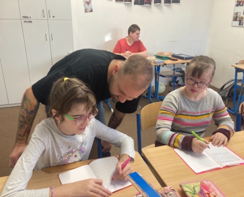 Tento týden jsme věnovali přípravám na besídku