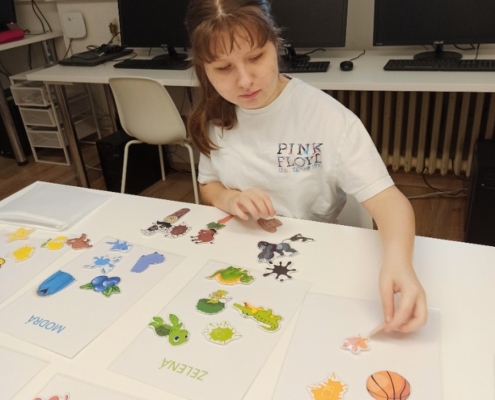 Tento týden byl zaměřen na domácí zvířata a barvy