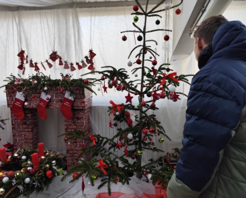 s našimi žáky z pracovních činností navštívili tradiční výstavu na místní Střední zahradnické škole