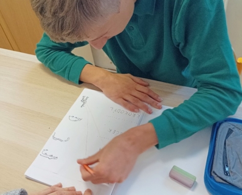 Trénovali jsme psaní, čtení i počítání