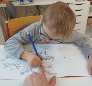 Trénovali jsme psaní, čtení i počítání