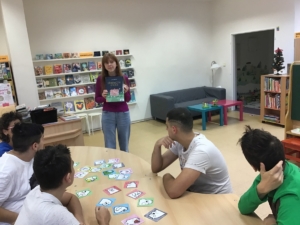 Dnešní návštěva knihovny a beseda Grandhotel emocí