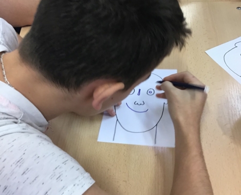 Dnešní návštěva knihovny a beseda Grandhotel emocí