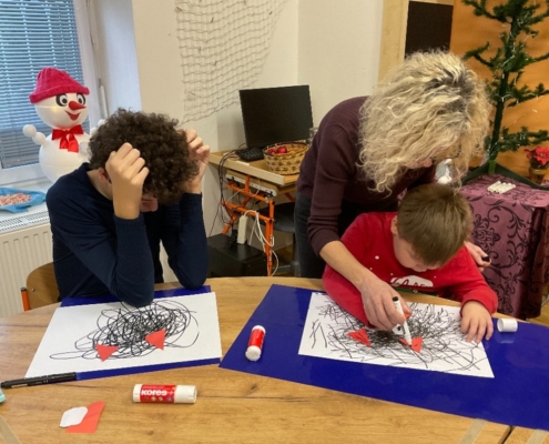 do třídy přišel na návštěvu náš kamarád a kolega Martin