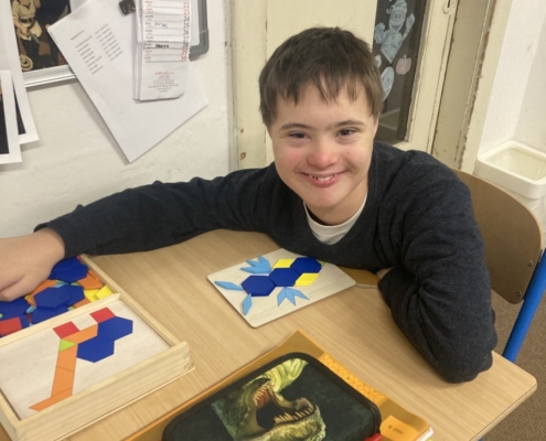 přípravy na besídku, také jsme psali, četli a počítali