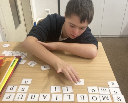 přípravy na besídku, také jsme psali, četli a počítali