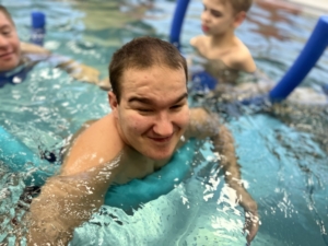 plavání jsme si skvěle užili