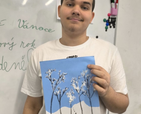 Krásné svátky a šťastný vstup do roku 2026 přeje třída E.