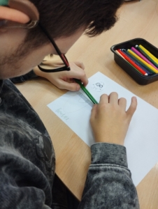 Dnes jsme opět navštívili besedu v knihovně.