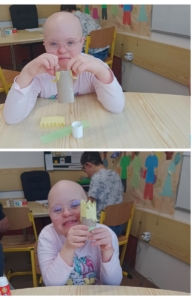 V Pracovních činnostech jsme si tentokrát vyrobili jednoho ze 3 králů