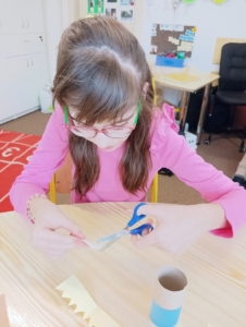 V Pracovních činnostech jsme si tentokrát vyrobili jednoho ze 3 králů