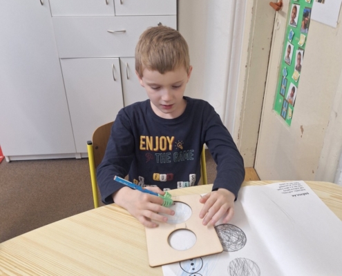 V prvním školním týdnu roku 2026 jsme ve třídě C začali na téma zima