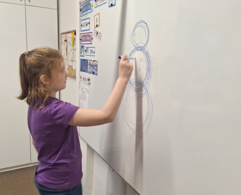 V prvním školním týdnu roku 2026 jsme ve třídě C začali na téma zima