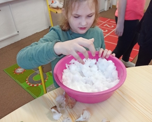 Tento týden pokračoval v zimní tématice