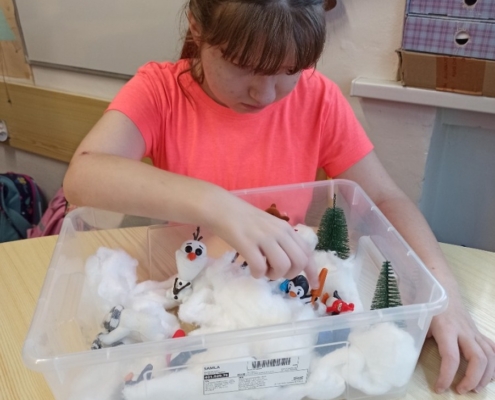 Tento týden pokračoval v zimní tématice