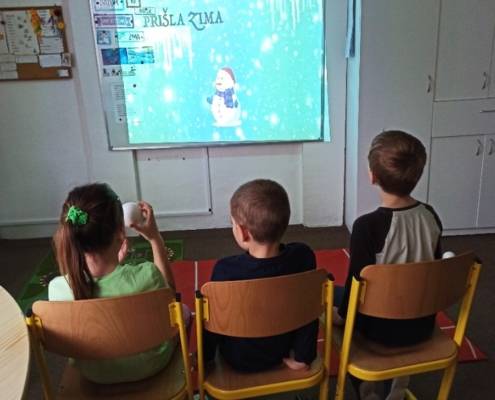 Tento týden pokračoval v zimní tématice