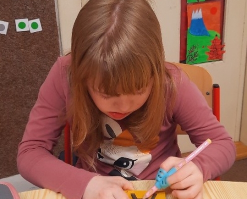 probrali čtení, psaní, počítání, globální čtení a v řečové výchově jsme se zaměřili na správné dýchání