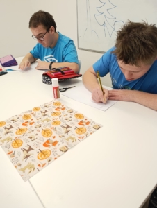 Pracovní činnosti s klukama ze třídy E