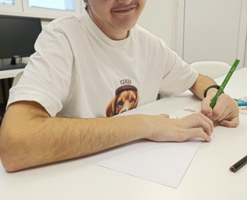 Pracovní činnosti s klukama ze třídy E