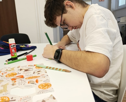 Pracovní činnosti s klukama ze třídy E