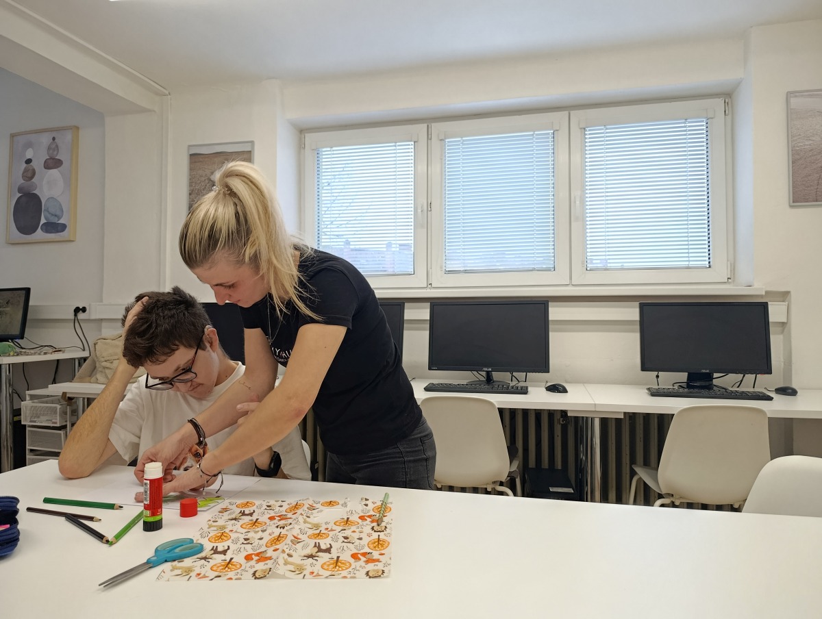 Pracovní činnosti s klukama ze třídy E