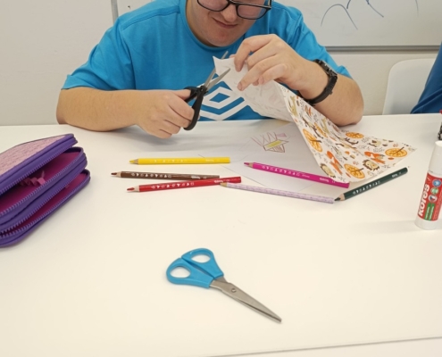 Pracovní činnosti s klukama ze třídy E