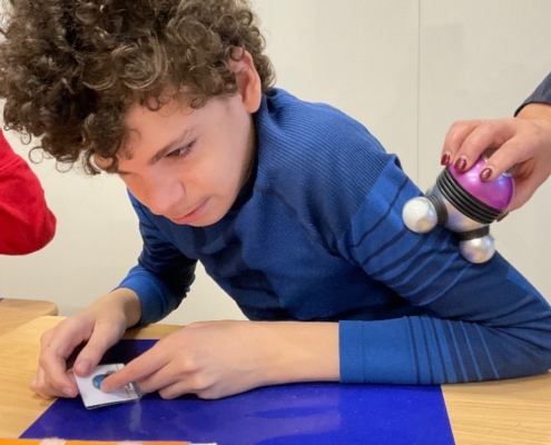 Výuka ve třídě B v tomto týdnu pokračovala v duchu poznávání znaků zimního období