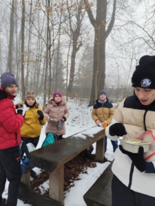 příjemná sněhová procházka Bělským lesem