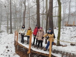 příjemná sněhová procházka Bělským lesem