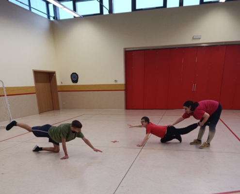 Dnešní tělocvik byl ve velmi malém počtu