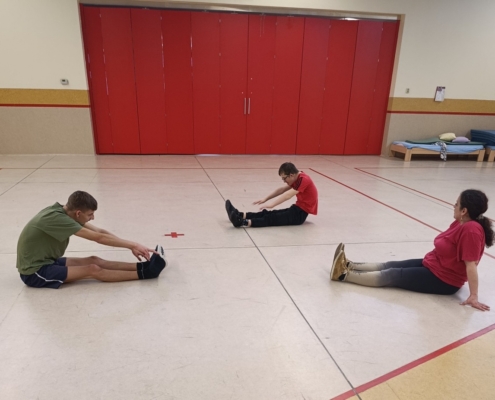 Dnešní tělocvik byl ve velmi malém počtu