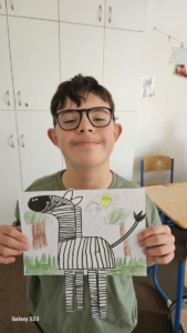 Počítání, plavání a rehabilitace v Pokroku,  práce na PC a psaní dopisu